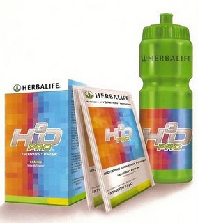Isotonic sports drinks from Herbalife